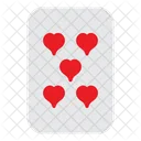 Cinco de corazones  Icono