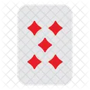 Cinco de diamantes  Ícone