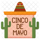 Cinco De Mayo Mexico Mexicano Ícone