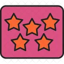 Cinco estrelas  Ícone