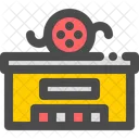 Cine Construccion Pelicula Icono