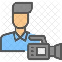 Cinegrafista Videografista Camera Icon