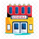 Cinema Cinema Building Movie Theatre Icon