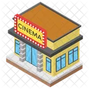 Cinema Movie Theater Big Screen Icon