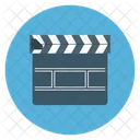 Cinema Clapper Movie Icon