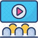 Cinema Theater Stage Icon