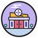 Cinema Theatre Movie House Icon