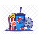 Cinema Theater Popcorn Icon