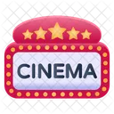 Cinema Signboard Cinema Board Cinema Banner Icon
