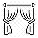 Cinema Curtains Drapes Theater Icon