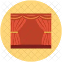 Cinema Hall Curtain Icon