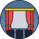 Cinema Hall Ticket Seat Icon