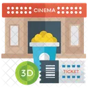 Cinema Movie Planing Watching Movie Icon