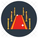 Cinema Premiere Red Carpet Royal Welcome Icon