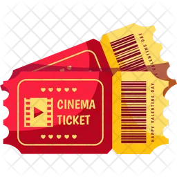 Cinema Ticket  Icon