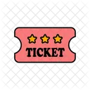 Cinema Ticket Ticket Movie Ticket Icon