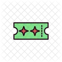 Cinema Ticket  Icon
