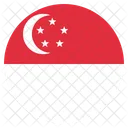 Singapura Nacional Pais Ícone