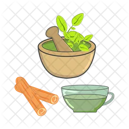 Cinnamon And Green Tea  Icon