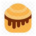 Cinnamon Roll Roll Bread Sweet Dessert Icon