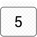 Compter Cinq Mathematiques Icône