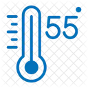 Cinquenta E Cinco Celsius Temperatura Ícone