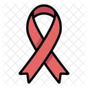 Cinta Cancer Badge Icono