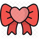 Cinta Corazon Decoracion Icono