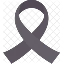 Ribbon Luto Funeral Icono