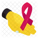 Cinta De Concienciacion Cinta Contra El Cancer Cancer De Mama Icono
