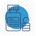 Cinta de concientización sobre fumar  Icono