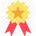 Cinta Premio Insignia Icono
