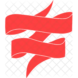 Listón rojo  Icono