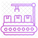Cinta Transportadora Transportador Fabricacion Icono