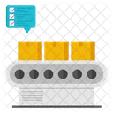 Cinta Transportadora Unidad De Fabricacion Carrusel De Equipaje Icono