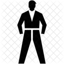 Cinto De Karate Artes Marciais Karate Ícone