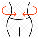 Cintura delgada  Icon
