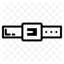 Cinturon De Diseno Seguridad Moda Icono