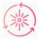 Circle Circular Arrow Celebration Icon