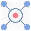 Circle Network Diagram Icon