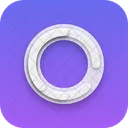 Circle Neumorphism Interface Icon