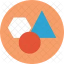 Circle Triangle Hexagon Icon