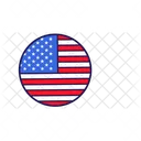 Circle Independence America Icon