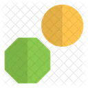Circle and octagon  Icon