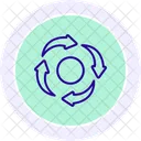 Circle Arrow Color Circle Icon Icon