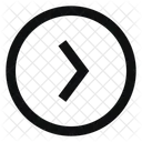 Circle Arrow Right Line Sharp Arrow Icon