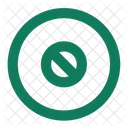 Circle Block Bold Plus Add Icon