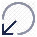 Circle Bottom Down Arrow Ui Icon