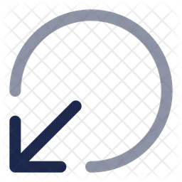 Circle Bottom Down  Icon