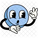 Circle Character  Icon